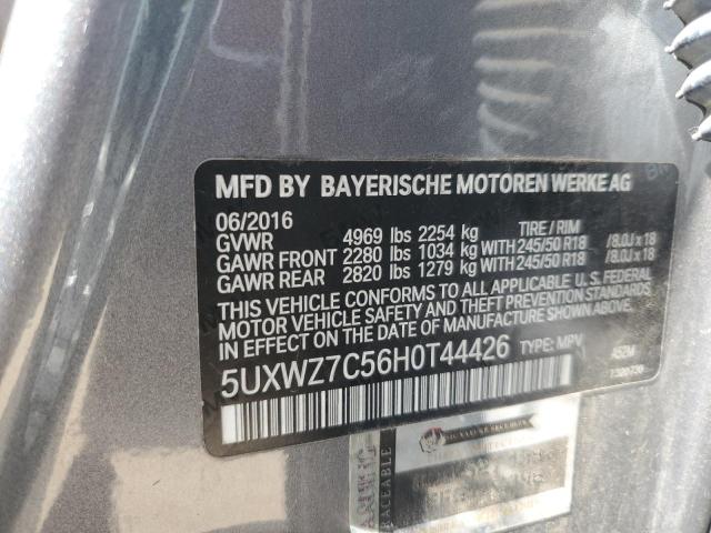 5UXWZ7C56H0T44426 BMW X3 Sdrive28i