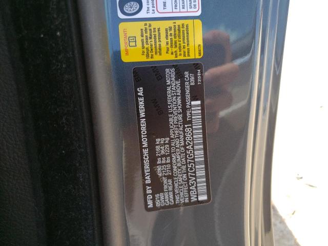 WBA3V7C57G5A28681 BMW 428 I Sulev