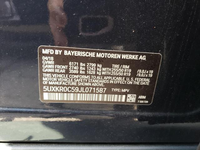 5UXKR0C59JL071587 BMW X5 Xdrive35i