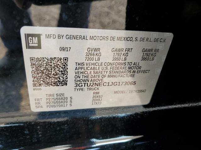 3GTU2NEC1JG173065 GMC Sierra K1500 Slt