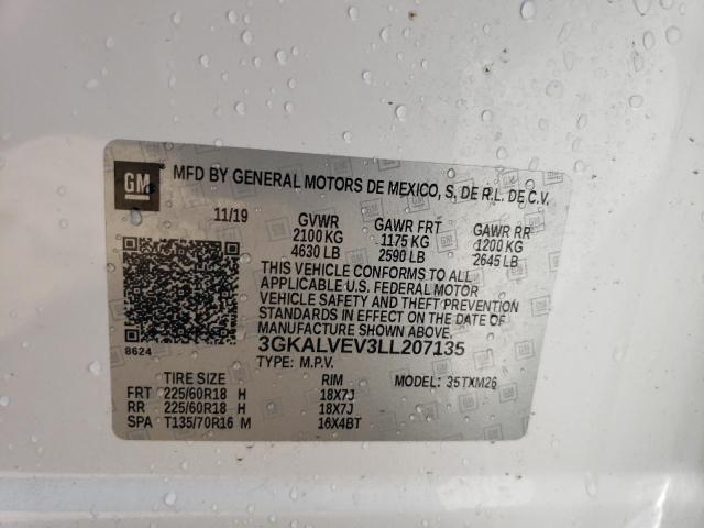 3GKALVEV3LL207135 GMC Terrain Slt
