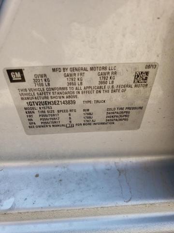 1GTV2UEH3EZ143839 GMC Sierra K1500 Sle