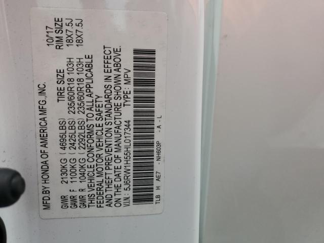 5J6RW1H55HL017344 Honda CR-V EX