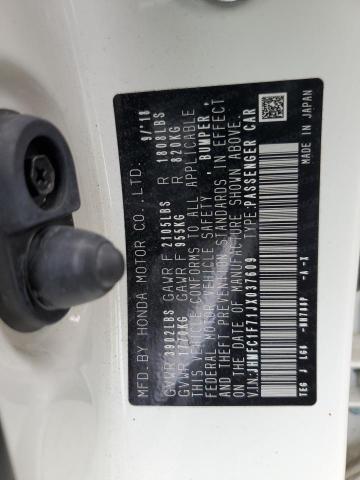 JHMFC1F71JX037609 Honda CIVIC EXL