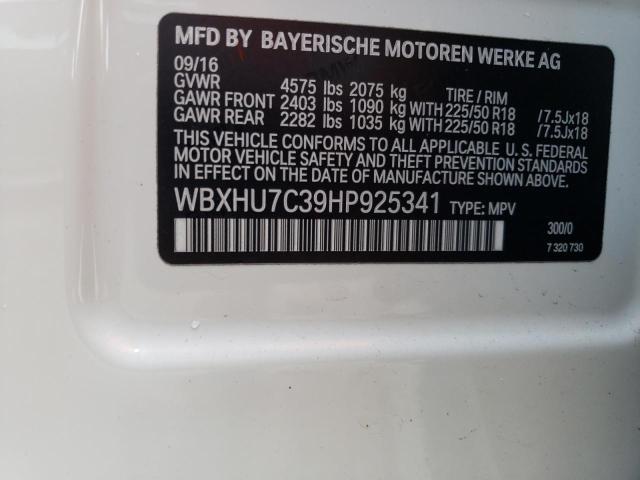 WBXHU7C39HP925341 BMW X1 Sdrive28i
