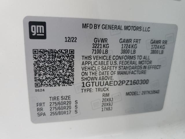 1GTUUAED2PZ160300 GMC Sierra K1500