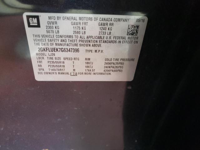 2GKFLUEK7G6347396 GMC Terrain Slt