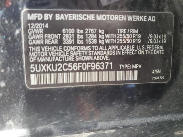 5UXKU2C56F0F96371 BMW X6 Xdrive35i