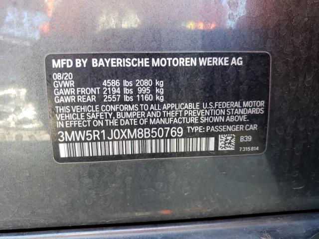 3MW5R1J0XM8B50769 BMW 330I