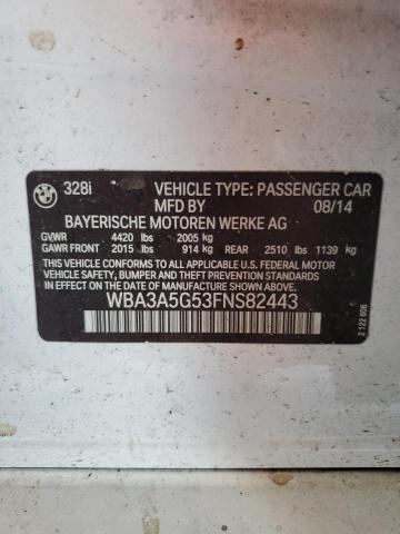 WBA3A5G53FNS82443 BMW 328 I