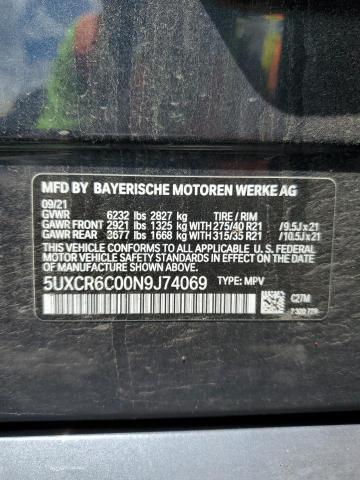 5UXCR6C00N9J74069 BMW X5 Xdrive40i
