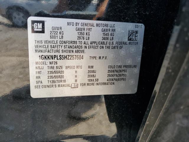 1GKKNPLS5HZ257604 GMC Acadia Denali