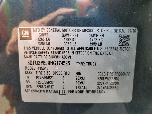 3GTU2PEJ9HG174596 GMC Sierra K1500 Denali