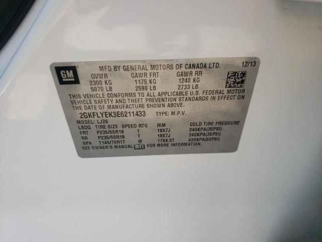 2GKFLYEK3E6211433 GMC Terrain Slt
