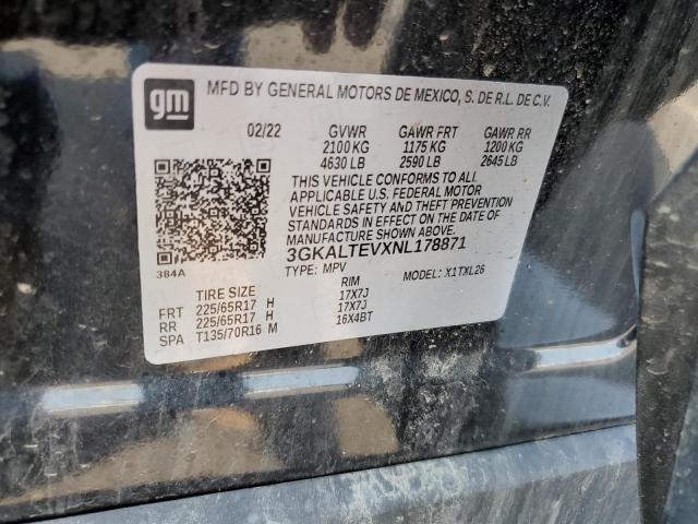 3GKALTEVXNL178871 GMC Terrain Sle