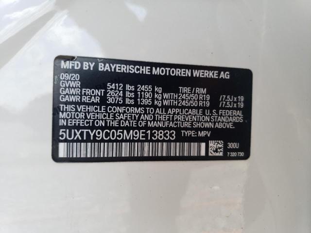 5UXTY9C05M9E13833 BMW X3 Xdrivem40i