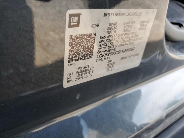 1GKS2GKC6LR248082 GMC Yukon Xl K1500 Slt