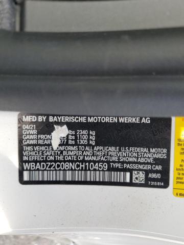 WBADZ2C08NCH10459 BMW 840i