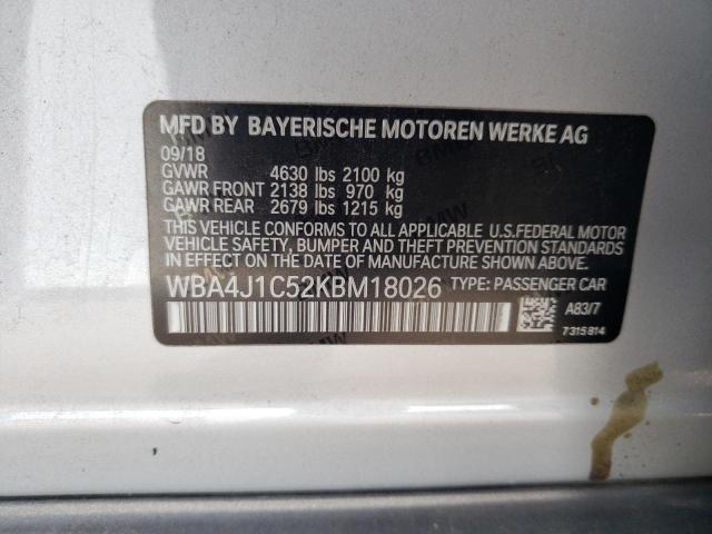 WBA4J1C52KBM18026 BMW 430i Gran Coupe