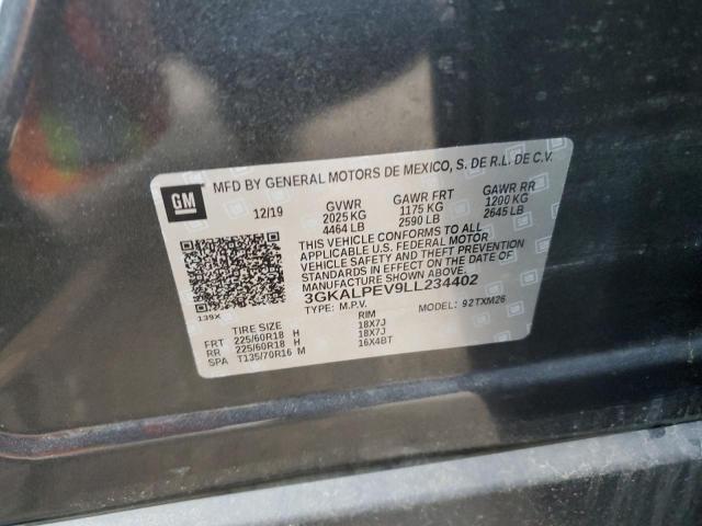 3GKALPEV9LL234402 GMC Terrain Slt
