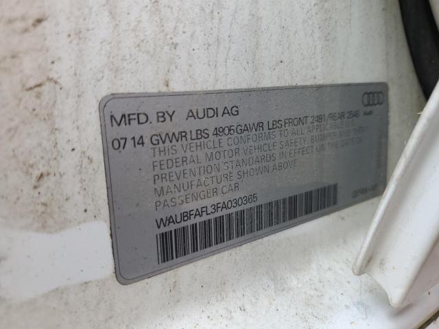 WAUBFAFL3FA030365 Audi A4 PREMIUM