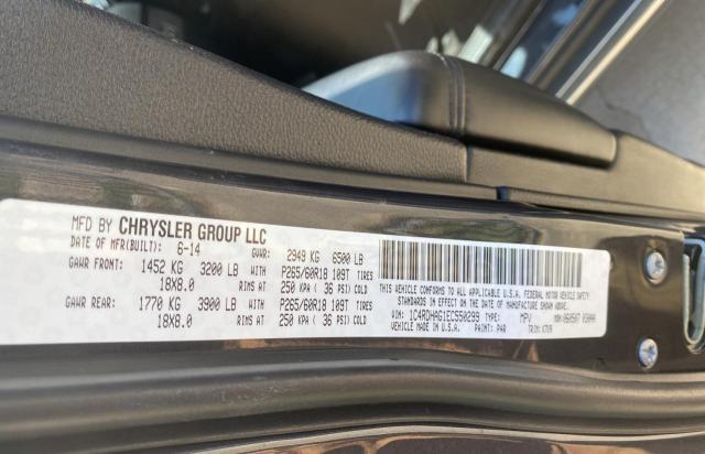 1C4RDHAG1EC550299 Dodge Durango Sxt