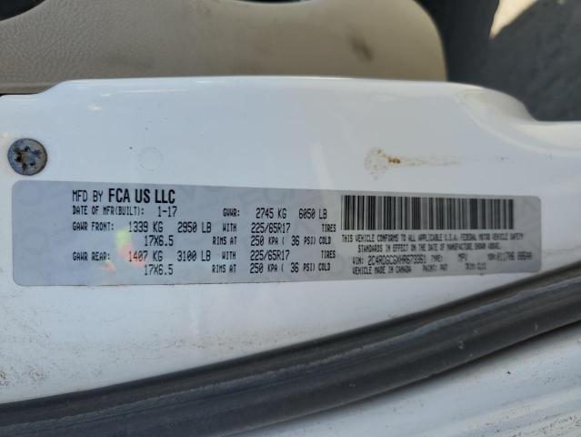 2C4RDGCGXHR673361 Dodge Grand Caravan Sxt