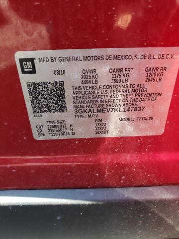 3GKALMEV7KL147837 GMC Terrain Sle