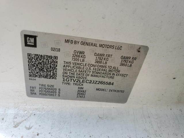 1GTV2LEC2JZ265584 GMC Sierra K1500
