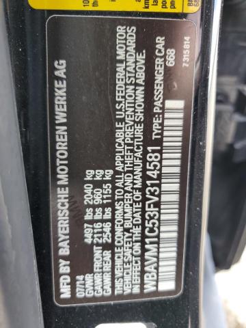 WBAVM1C53FV314581 BMW X1 Sdrive28i