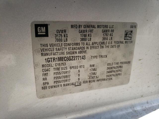 1GTR1MEC6GZ277143 GMC Sierra C1500 Sle