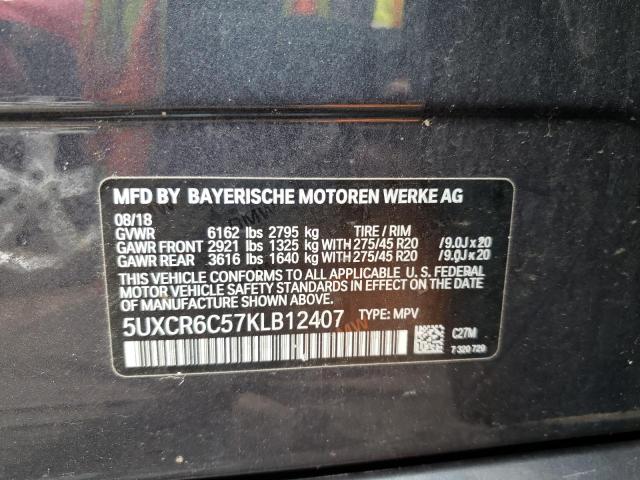 5UXCR6C57KLB12407 BMW X5 Xdrive40i