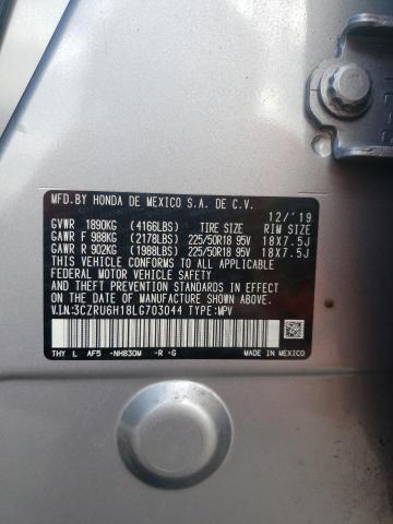 3CZRU6H18LG703044 Honda HR-V SPORT
