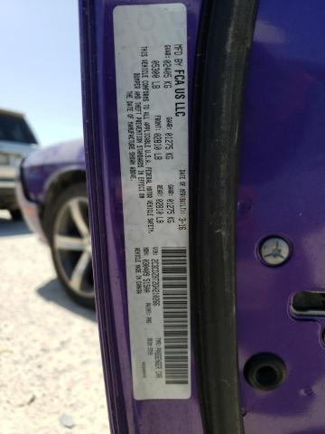 2C3CDZBT2GH210266 Dodge Challenger R/t
