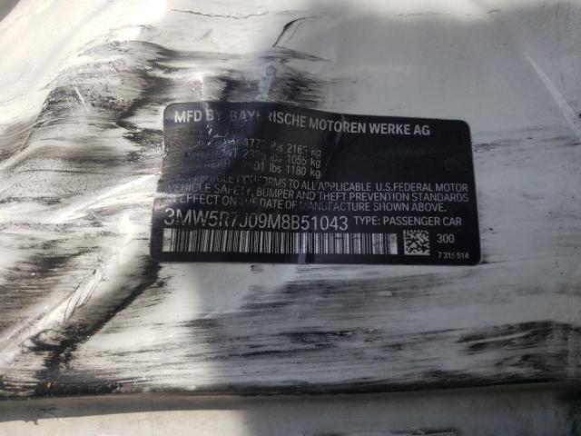 3MW5R7J09M8B51043 BMW 330XI
