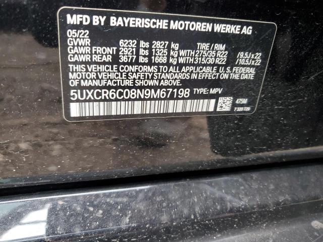 5UXCR6C08N9M67198 BMW X5 Xdrive40i