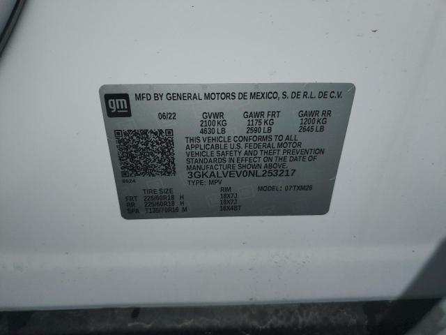 3GKALVEV0NL253217 GMC Terrain Slt