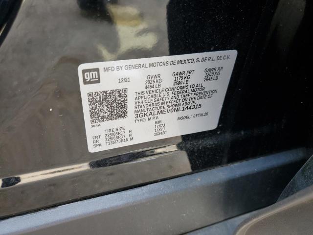 3GKALMEV0NL144315 GMC Terrain Sle