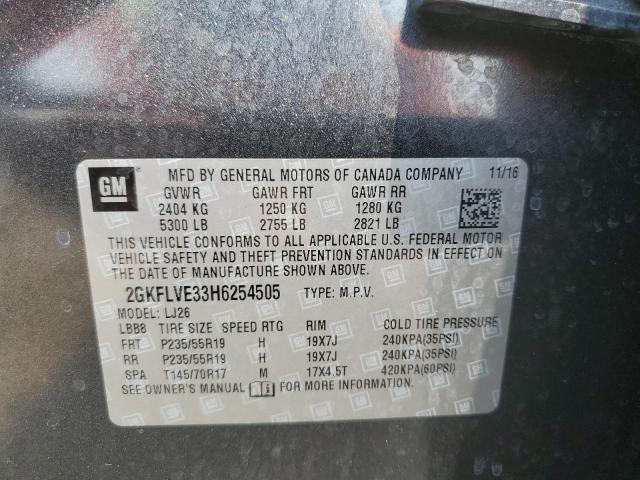 2GKFLVE33H6254505 GMC Terrain Denali