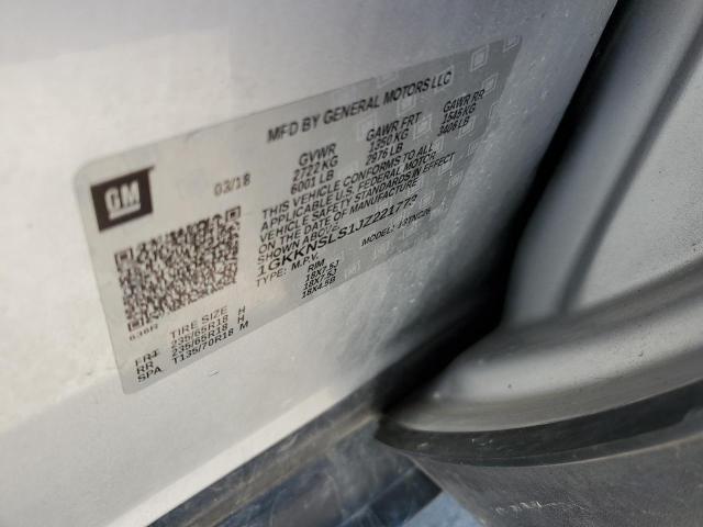1GKKNSLS1JZ221773 GMC ACADIA SLE