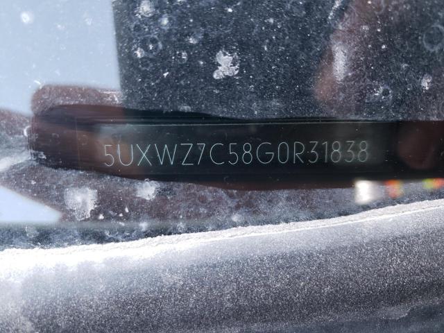 5UXWZ7C58G0R31838 BMW X3 Sdrive28i