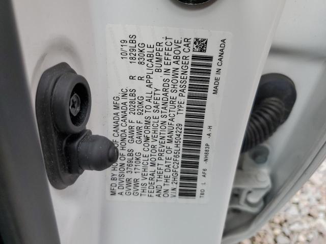 2HGFC2F65LH504229 Honda Civic Lx