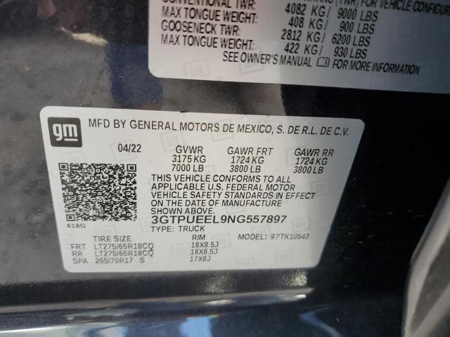 3GTPUEEL9NG557897 GMC Sierra K1500 At4