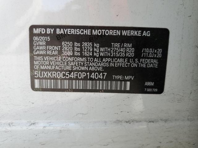 5UXKR0C54F0P14047 BMW X5 Xdrive35i