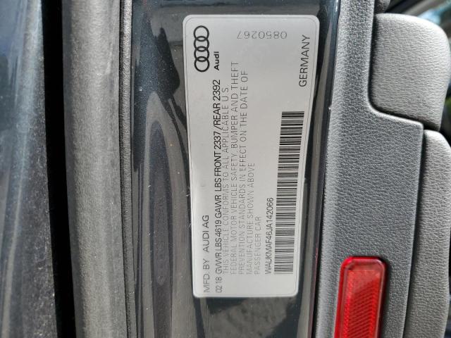 WAUKMAF46JA142066 Audi A4 PREMIUM