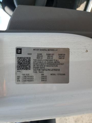 1GTW7AFG7K1270372 GMC Savana G2500