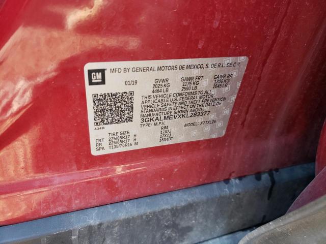 3GKALMEVXKL283377 GMC Terrain Sle