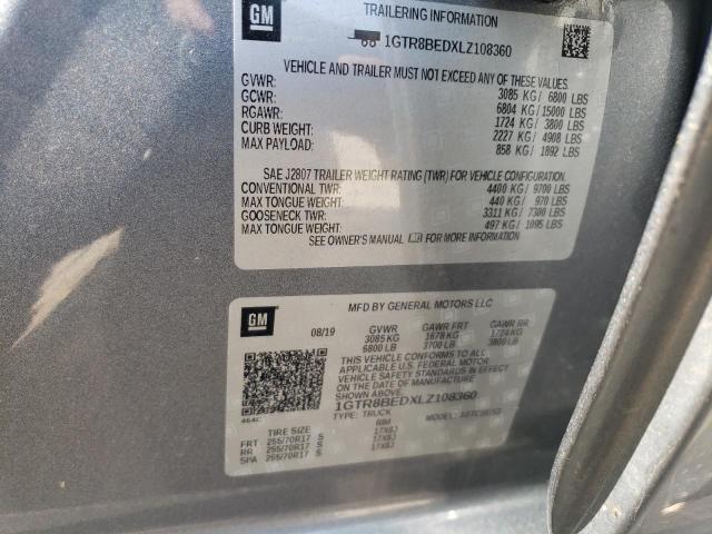 1GTR8BEDXLZ108360 GMC Sierra C1500 Sle