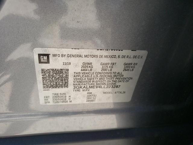 3GKALMEV4LL223287 GMC Terrain Sle