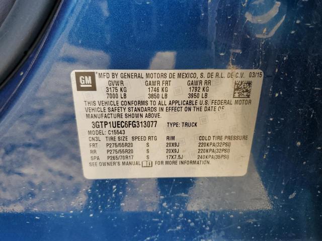 3GTP1UEC6FG313077 GMC Sierra C1500 Sle